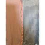 Cynthia Rowley  Blue Pink Striped Cotton Button Down Sleep PJ Shirt Women Sz S Photo 6