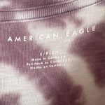 American Eagle Pink and Purple Tie Dye Print Short Sleeve Tee T-Shirt Size Small Photo 4