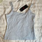 Levi's  Crop Top Canyon‎ Tank Light Blue Sky Bow Small NWT Photo 1