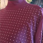 Torrid Mesh Mock Neck Rhinestone Top size 2 color Winter Bloom Photo 2