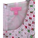 Lilly Pulitzer MACFARLANE Shift Dress Pink/Green Hotty Elephant Print Size 2 Photo 3