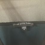 FINAL MARKDOWN Three pink hearts junior flocked cocktail dress medium Size undefined Photo 4