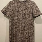 ZARA Snakeskin Print Mini Dress Photo 0