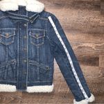 Juicy Couture Faux Fur Jean Jacket Women’s Size Petite Small Photo 4