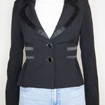 Iz Byer Iz‎ byer women's black tuxedo blazer jacket, size XS Photo 0
