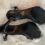Cathy Jean Black Snakeskin Heels Photo 2