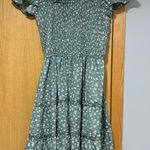New Glory  Green Floral Dress Photo 0