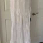 True Destination Resort Wear Tiered Embroidered Midi Dress Photo 6