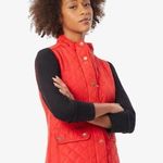 U.S. Polo Assn. Sz M Red Quilted Puffer Vest Photo 0