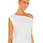 Norma Kamali X Revolve Drop Shoulder Top in White Photo 1