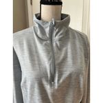 Apana Women’s  Running Thumbhole Sleeve 1/4 Zip Pullover Top Slate Blue large Photo 1