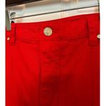 Anne Klein red stretch cotton 5 pocket pants/jeans, size 12 Photo 1