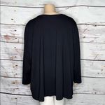 Catherines NWT Size 5X 34/36W Black 'Joy' Embellished Christmas Knit Top Shirt Photo 3