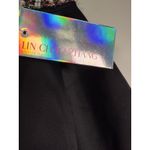 LIN CHAO ZHANG Black Midi Skirt Embellished beaded tweed Waist Zipper Closure Size undefined Photo 3