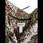 DKNY  Cheetah Print Fleece 2PC Pajama Pant Set Long Sleeves LRG p16 Photo 2