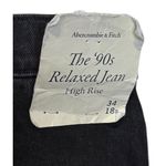 Abercrombie & Fitch Women Jeans '90s Relaxed High Rise Ankle Slits 34/18R NWT Photo 4