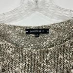 Lafayette 148  Green Linen Blend Open Knit Sweater Size P Photo 4