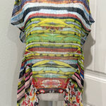 Clover Canyon  Multicolor Striped Blouse Size S Photo 0