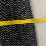 Dress Barn size 4 small y2k Black Silver Wavy Patterned Fabric lbd metallic 90s Photo 5