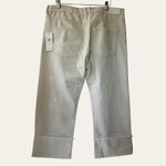 Citizens of Humanity Anthropologie Parker Relaxed Cuff Crop Natural Jeans 32 Photo 9