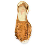 Castaner Castañer Anthropologie Tan Brown Suede Fringe Espadrilles EU 38 Photo 1