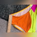 Neon Orange and Pink Bikini Set Size M Size M Photo 9