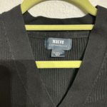 Anthropologie Maeve Black Thea Ribbed V-Neck Sweater Sz XS Photo 4