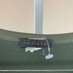 Violet & Ruby Large Momlife Maternity Ruched Tee Olive Green Earth Tone Size undefined Photo 2