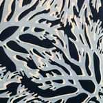 La mer luxe Fonda Stylish Blue, and White long Blouse Blue Size M Photo 4