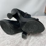 Gianni Bini  Black leather Heeled Boots 7 1/2 N Round Town Photo 4