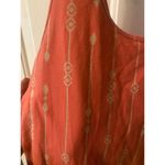 Maurice's  coral pink print tank top size Large Photo 2