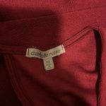 Charlotte Russe Charlotte‎ Russe XS maroon peplum blouse Photo 5