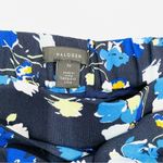 Halogen NWOT  Navy Floral Plus Size Tie Waist Wide Leg Crop Capri Pants Photo 2