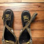 Burberry Leather Nova Check Canvas Slingback Pumps 38 Photo 3