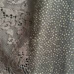 Free People  Black Lace Gold Sparkle Midi Cotton Dress Crinoline Sleeveless 8 Photo 9