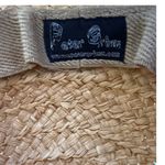Peter Grimm Raffia Sun Hat with Black Ribbon Bow Size Medium Brown Photo 5