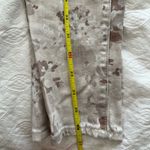 Merona Cream and Gray Floral Cropped Skinny Jeans Photo 1