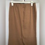 ZARA Medium Stretchy Maxi Skirt Bodycon Neutral Beige Casual Boho Chic Classic Photo 2