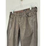 AG Adriano Goldschmied NWOT Prima Brown Coated Skinny Pants Women’s Size 27 Photo 3