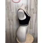 No Boundaries  XS Black Babe Crop Tank Top Rose Graphic Photo 6