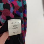 Sézane Sezane‎ Asia Silk Wrap Ruffle Midi Maxi Long Sleeve Dress in Printed Mosaic Pink Photo 6