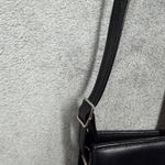 Purse Black Floral Embossed Crossbody Bag Minimalist Gothic Western Chic Luxe Photo 5