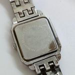 Côte d’Azur ladies 34mm silver tone Quartz analog watch rhinestones 7.5” battery Photo 5