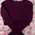ZARA Maroon Long Sleeve Photo 0