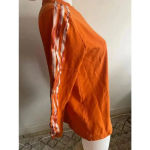 Adidas Women's Orange Long Sleeve T-Shirt Size XS Danielle Cathari Colab EUC Photo 3