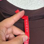 Spanx  Suit Yourself Ribbed Crew Neck Short Sleeve Smoother Bodysuit brown size S Photo 6