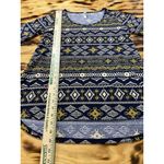 LuLaRoe Long Sleeve T Shirt Floral Cottagecore Preppy Size Medium Loungewear Photo 2