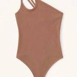 Abercrombie & Fitch Abercrombie One Shoulder Bodysuit  Photo 0
