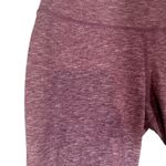 prAna  Dark Heathered Pink Athletic Cut Out Cropped Running Leggings Women Sz S Photo 5