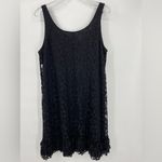 Love...Ady Mini‎ dress, black lace, ruffle hem. No zipper, SZ 1X Photo 2
